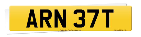 Registration number ARN 37T